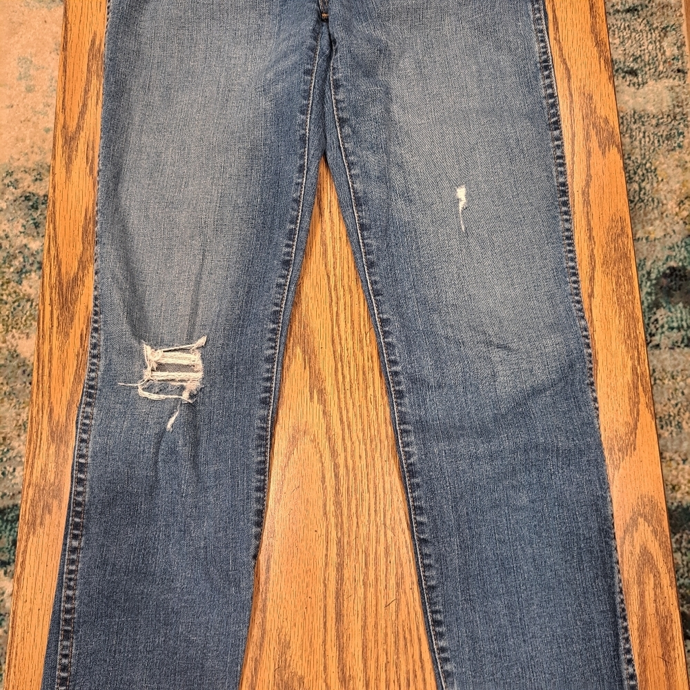 Madewell Curvy High Rise Skinny Jeans: Drop Step Hem Edition - Picture 3 of 11
